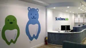 Slim Dental Kids Reception desk