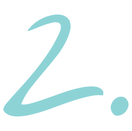 lightblue image of a number two
